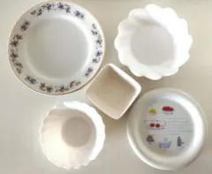 食器セット　洋皿セット　まとめ売り　5種類　洋皿　計8枚