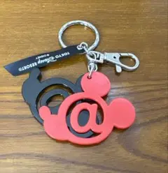 レトロ　東京ディズニーリゾート ミッキー アットマークキーホルダー