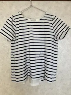 アースミュージック&エコロジー　ボーダーTシャツ バックリボン