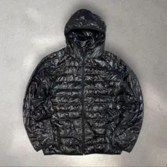 00s old UNIQLO ダウンジャケット M 短丈 光沢 y2k