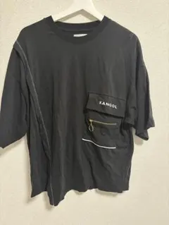 KANGOL ポケットTシャツ ブラック