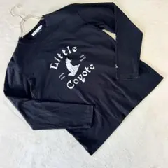 アメリカンホリック　長袖カットソー　Ｔシャツ　トップス　綿　ブラック　Ｍ