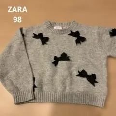 ZARA 98センチ　リボンセーター
