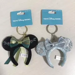 ファンタジースプリングス　アナと雪の女王　アナとエルサのキーチェーン