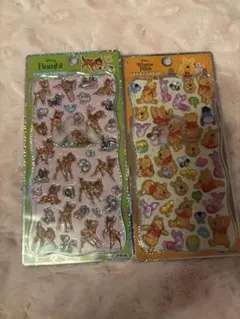 A*A様 【正規品】ディズニー　くまのプーさん バンビ プチドロップステッカー
