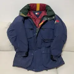 【売り切り】90s トミーヒルフィガー ダウンジャケット XL紺