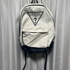 GUESS リュック・バックパック ホワイト/ブラック