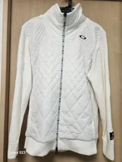 Oakley ホワイト キルティング ジャケット