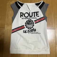 G-FIT プリント入りホワイトタンクトップ サイズMのサムネイル
