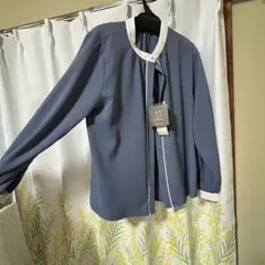 【未着用】GLOBAL WORK ブルー長袖シャツ S