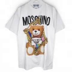 MOSCHINO 総柄シャツ チェーン ピースマーク - メルカリ