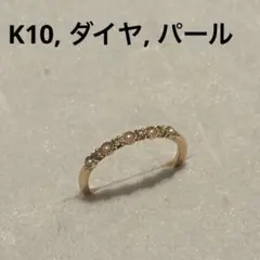 agete アガット バブルリング 11号 YG K10 イエローゴールド - メルカリ