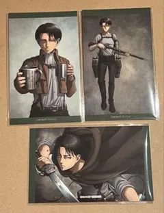 進撃の巨人　リヴァイ　attack on memory ガラポン　カード