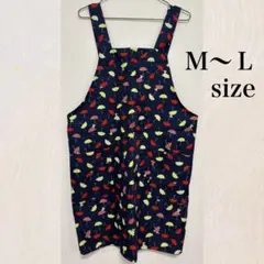 傘柄 猫柄　エプロン M〜Lサイズ
