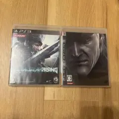PS3 メタルギアソリッド・メタルギアライジング　2本セット