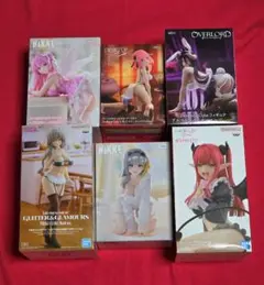 フィギュアセット　宇崎月　喜多川海夢　アルベド　To LOVEる　NIKKE