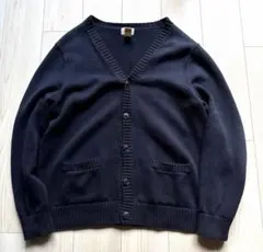 L.L.Bean ネイビー コットンカーディガン Lサイズ
