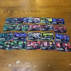 ① スクラッチカードダス　仮面ライダーシリーズ　ノーマル　20種　41〜60