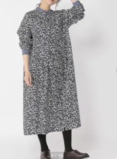 1回着用 スタディオクリップ 花柄 ガーゼ ワンピース フリーサイズ