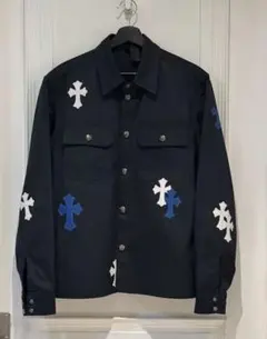 クロムハーツ ワークドッグ デニム ロンシャツ L クロスパッチ - メルカリ
