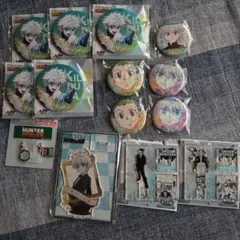 HUNTER × HUNTER ハンターハンター グリッター缶バッジ キルア