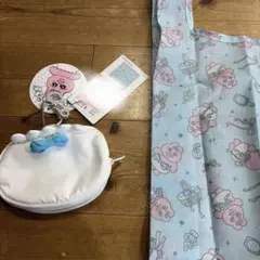 ぬいぐるみポーチ付ショッピングバッグ(おぱんちゅうさぎ)