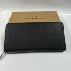 コーチ 長財布 F74769 ブラック レザー