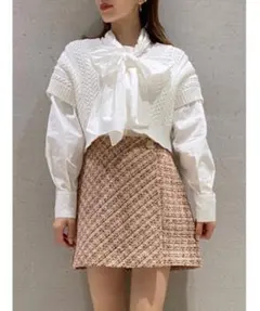 ツイードチェック柄