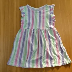 5/21終売！【中古】H＆М フリル袖ワンピース 100くらい