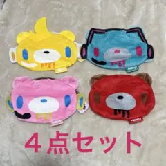 【4点セット】初音ミク×グルーミー⭐︎ふわふわFACEポーチ⭐︎ガチャガチャ