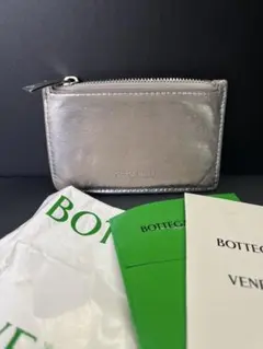 BOTTEGA VENETA イントレチャート　シルバー コインケース　室