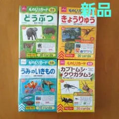 知育玩具　ものしりフラッシュカード 4種 × 30枚　計120枚