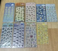 ぷくっとシール　サンリオ　９枚セット ダイソー