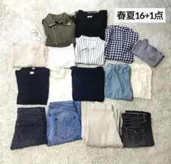 まとめ売り　16点+おまけ　春夏レディース服　カジュアル　ライダースジャケット他