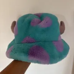 モンスターズインク　サリー　フリース帽子　ファンキャップ　バケットハット