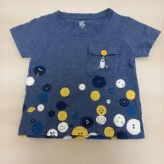【美品】graniph ビューディフルシャドーTシャツ　90のサムネイル