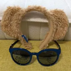 ダッフィーのふわもこカチューシャとトイストーリーのサングラス(ディズニーシー)