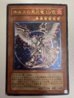 遊戯王 ホルスの黒炎竜 LV6 レリーフ SOD-JP007 - メルカリ