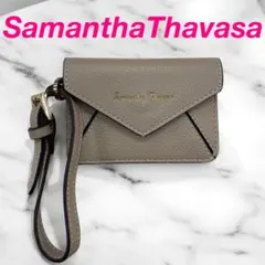 【Samantha Thavasa 】グレー カードケース