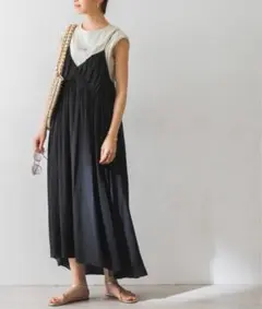 URBAN RESEARCH ヴィンテージサテン キャミソール ワンピース