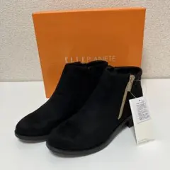 ELLE PLANET 軽量　 ショートブーツ　 22.5㎝ 黒 新品未使用