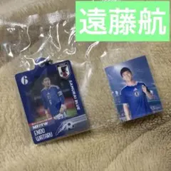 ガチャ　ガシャポン　だれでもアクリルチャームDX サッカー日本代表　6番　遠藤航のサムネイル