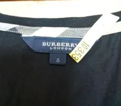 BURBERRY London 半袖Tシャツ黒 サイズ5