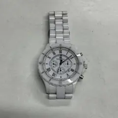 ドルチェメディオ　クロノグラフ　セラミック　ホワイト　メンズ　ウォッチ　レア品