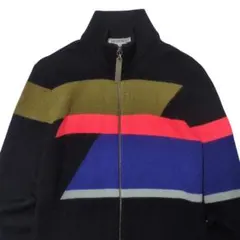 DIRK BIKKEMBERGS ドライバーズニット　ジップカーディガン　黒