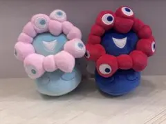 ミャクミャク まるっとBC パステル ノーマル ぬいぐるみ　２種セットのサムネイル