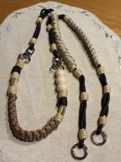 パラコードショルダーストラップ、ハンドストラップ