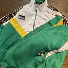 90's asics アシックス　F-XI ジャージ　セットアップ　Oサイズ