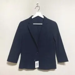 【MK MICHEL KLEIN】 (38) 新品 綿100% 7分袖ジャケット