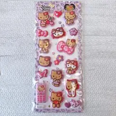 【新品】クラックス　日焼けキティ　マシュマロシール　ぷっくりシール　サンリオ